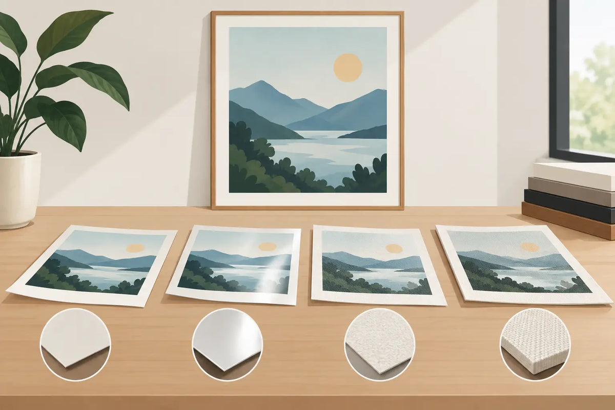 Er kunstprint holdbart? Materialet afgør det