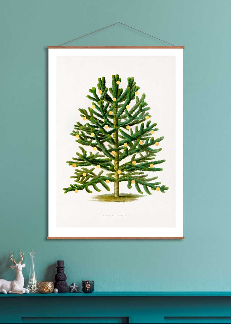 Gold Dots Christmas Tree