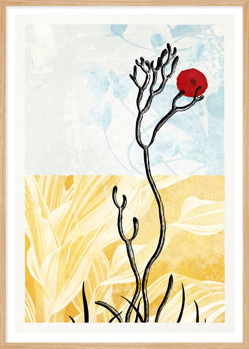 Abstract & Organic 1 – eksklusivt giclée-kunsttryk af Peter Stoltze, trykt på Hahnemühle-papir,