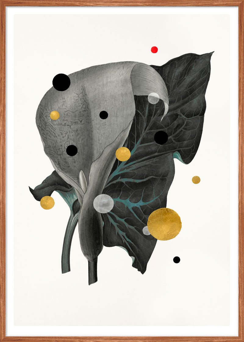 Arum Italicum Paper – Giclée-print på 250 g Fabriano-papir med håndlagte detaljer.