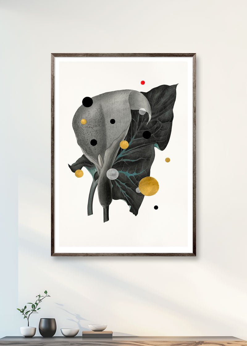 Arum Italicum Paper – Giclée-print på 250 g Fabriano-papir med håndlagte detaljer.