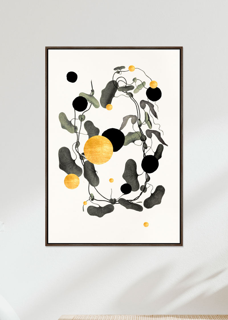 Gold and Superblack Dots Raja paper