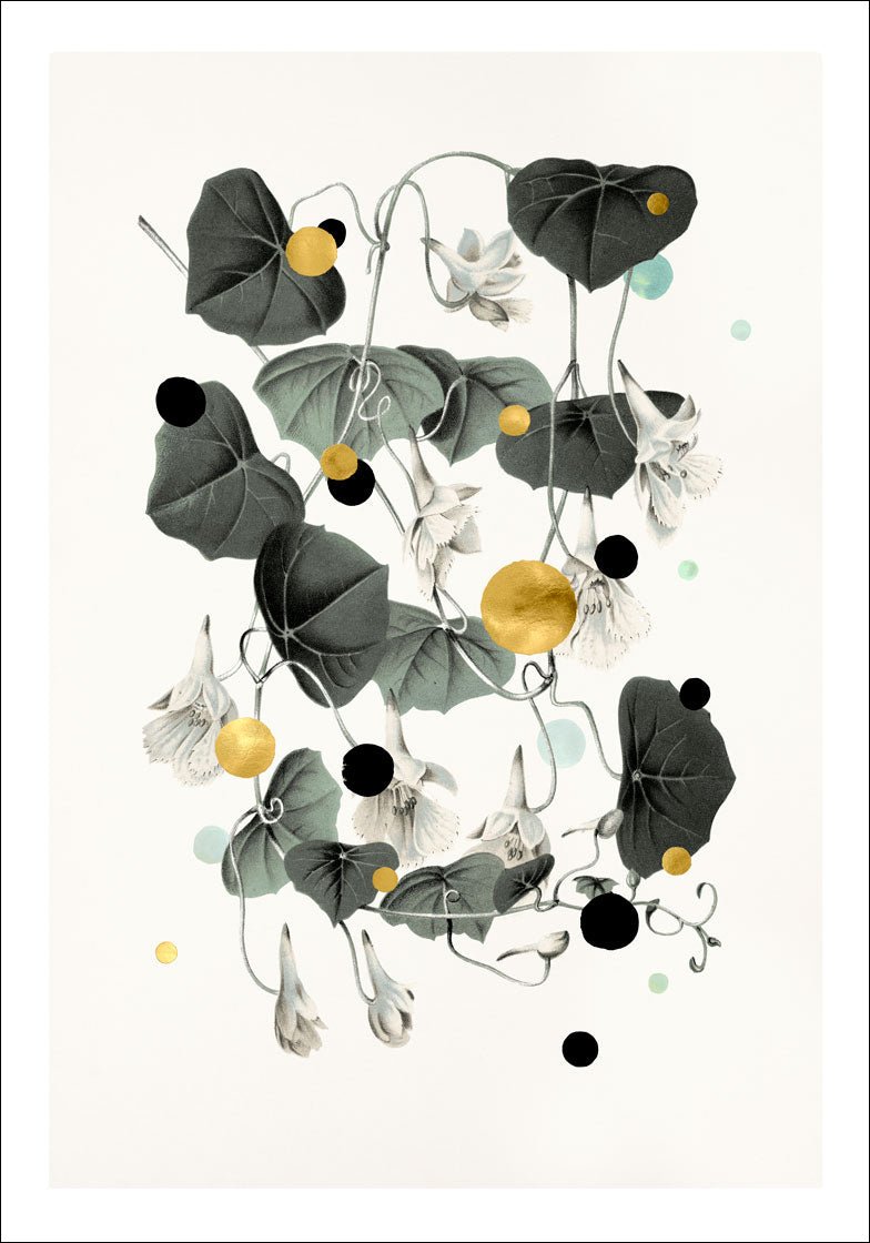 Rain May Ask to Drop – Eksklusivt giclée-print på Fabriano-papir med håndforædlede detaljer.