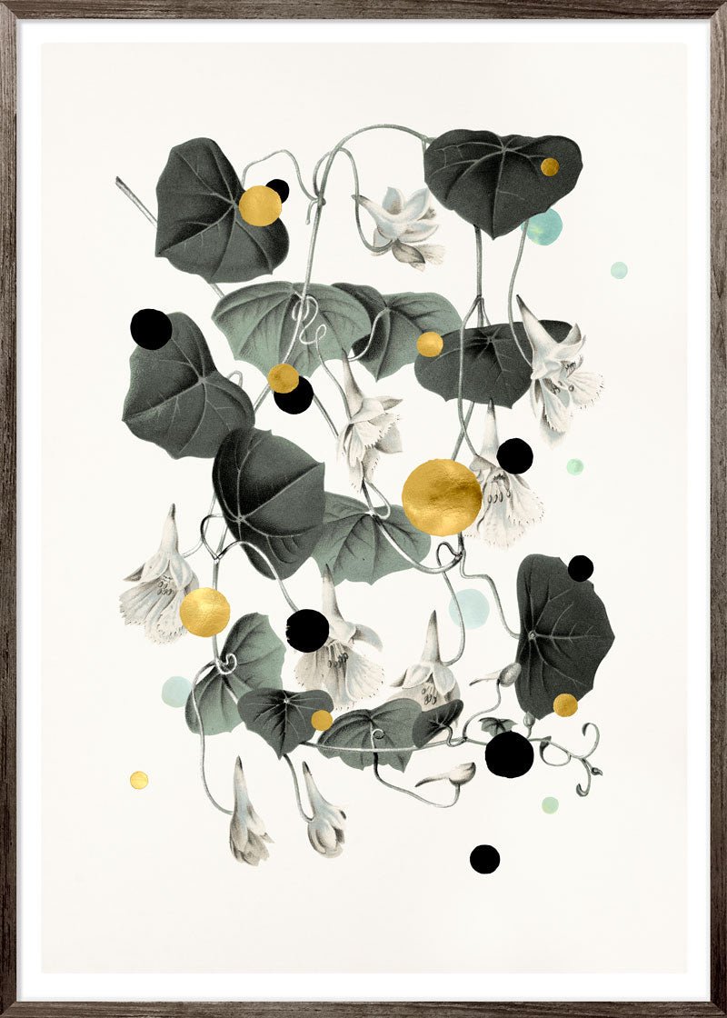 Rain May Ask to Drop – Eksklusivt giclée-print på Fabriano-papir med håndforædlede detaljer.