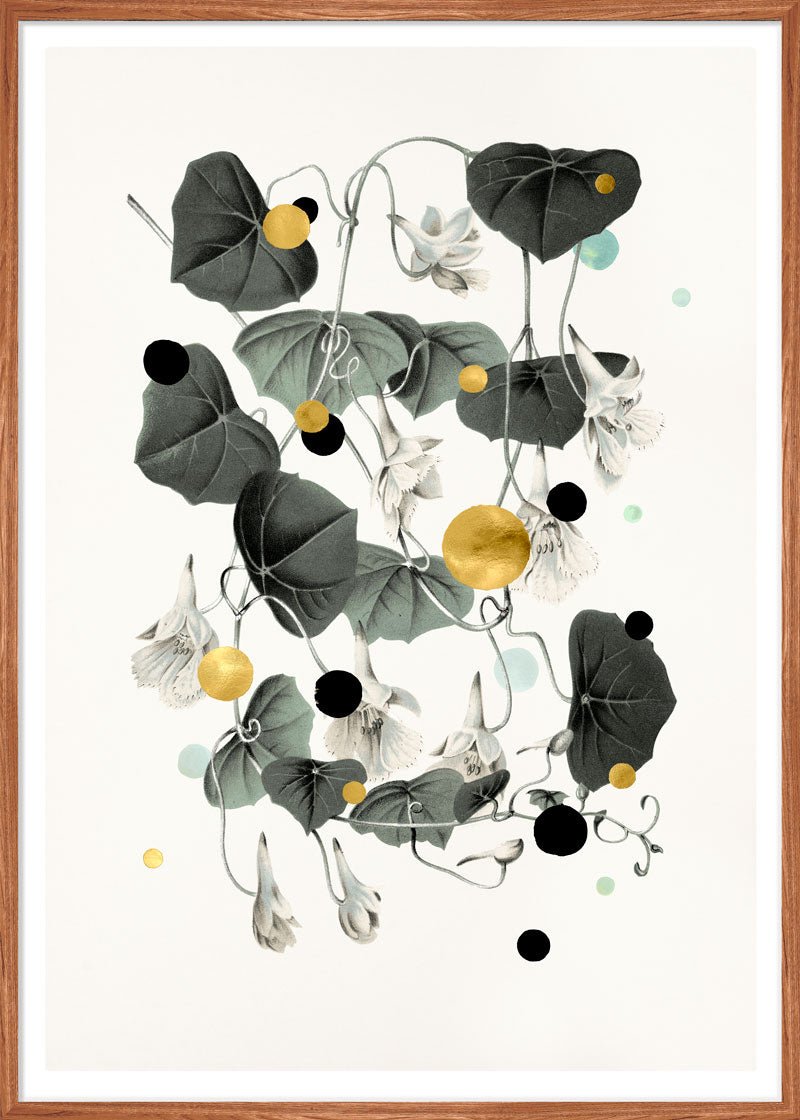 Rain May Ask to Drop – Eksklusivt giclée-print på Fabriano-papir med håndforædlede detaljer.