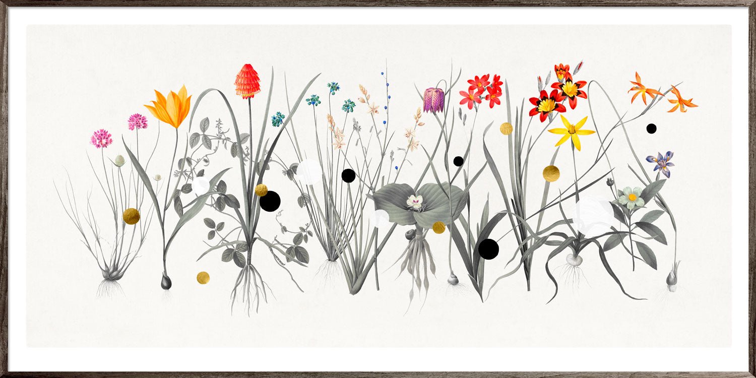 Hesperides Field Paper – Giclée-print på 250 g Fabriano-papir med håndlagte detaljer i 24K bladguld