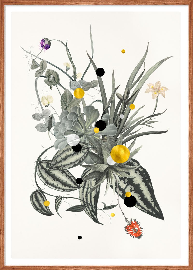 Bouquet Hespera Paper – Eksklusivt giclée-print på Fabriano-papir med håndforædlede detaljer