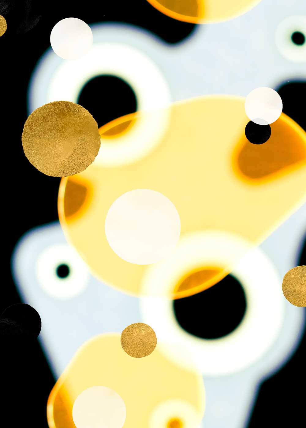 Relations In/off·forms 4 – Eksklusivt giclée-print på Fabriano-papir, håndforædlet med mixed media.
