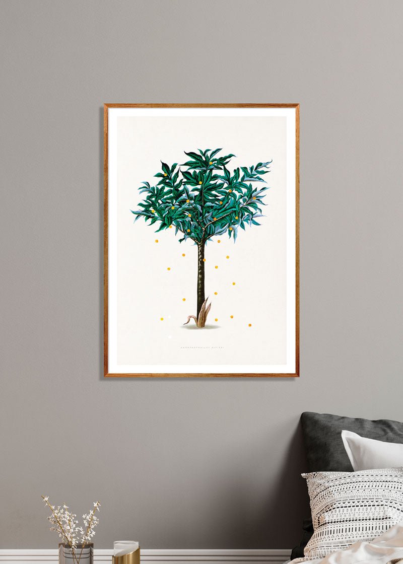 Gold Dots Stella Tree Paper