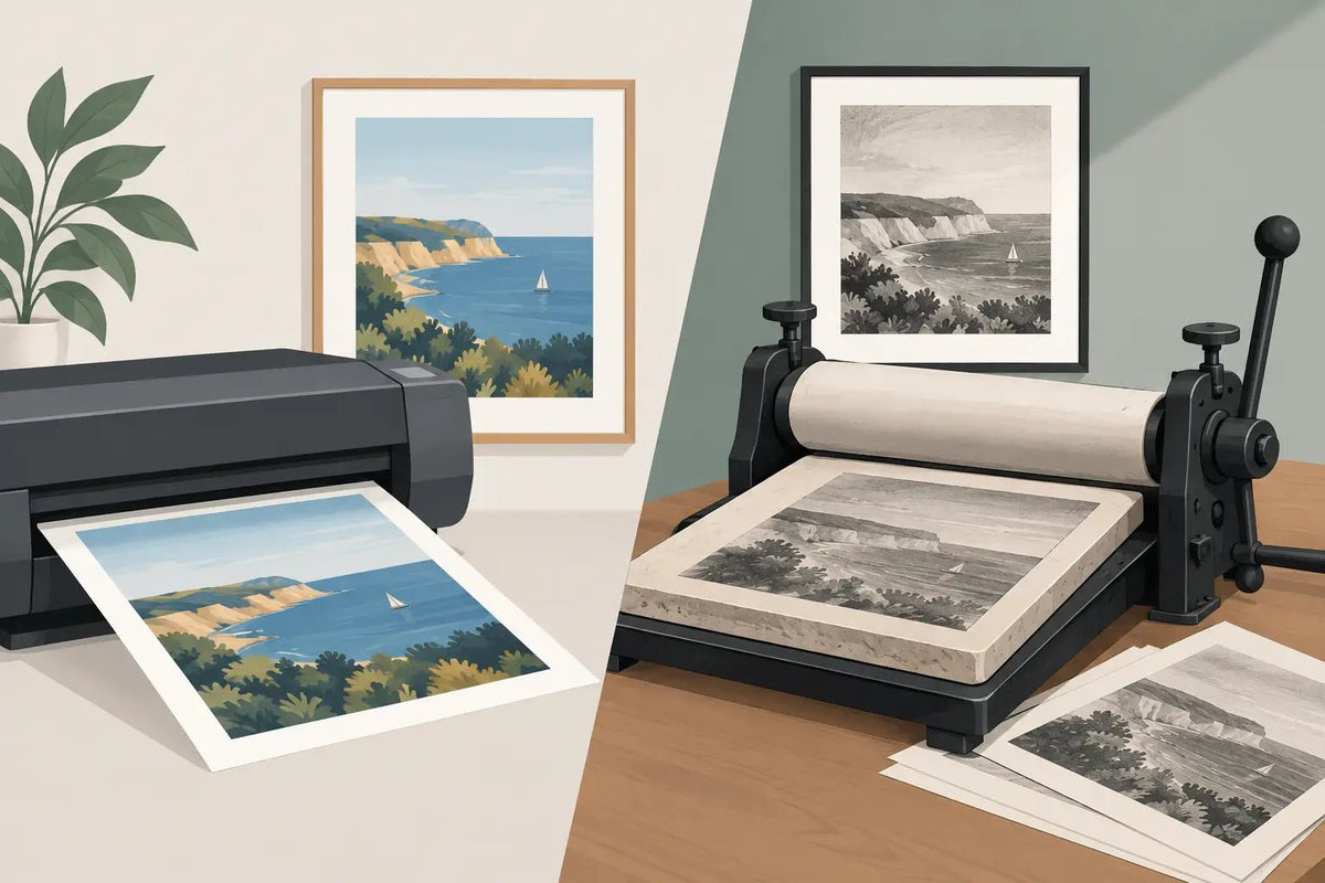 Giclée eller litografi - hvad vælger du?