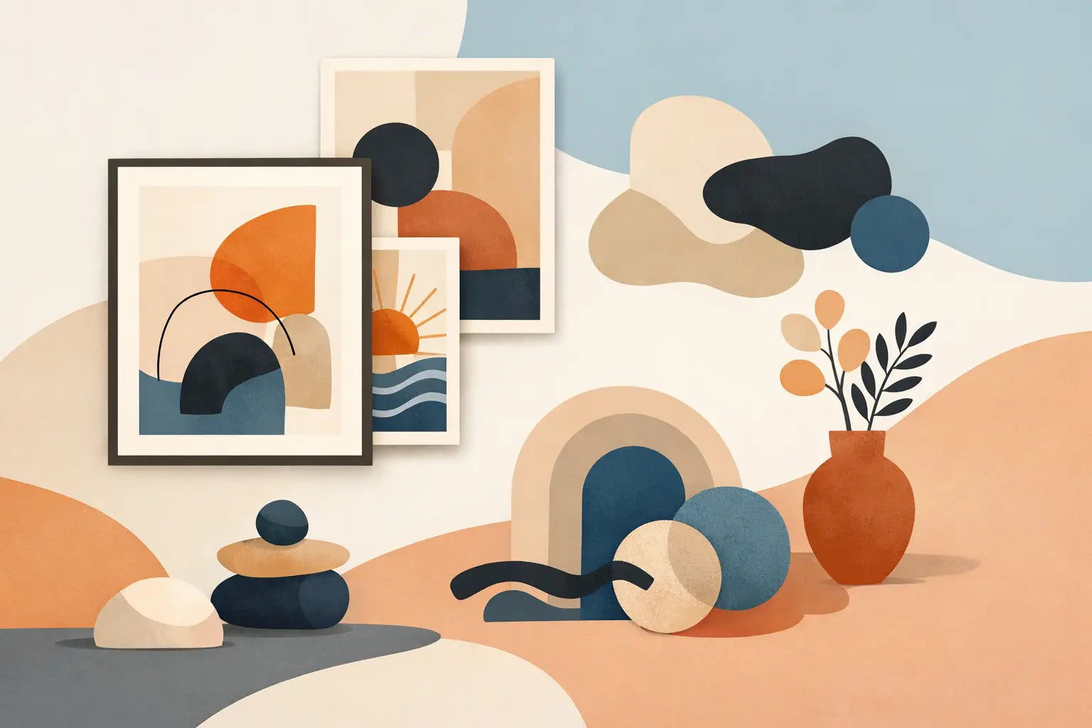 Trends i abstrakte kunstprints lige nu