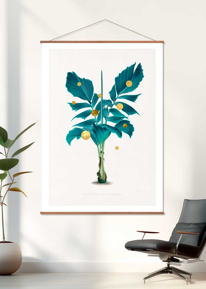 Gold Dots Moonlight Tree