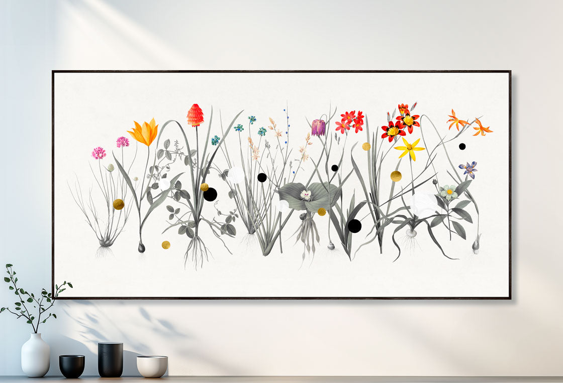 Gold Dots Tiger Lily Hover Frame