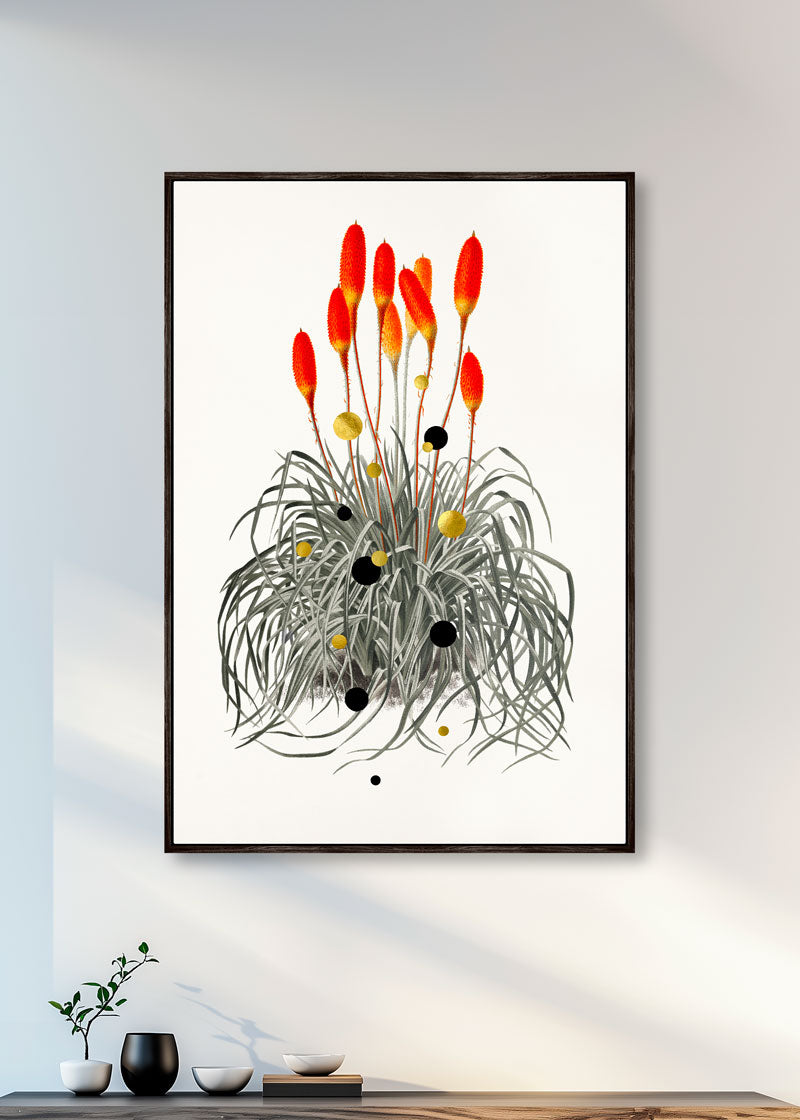 Gold Dots Tiger Lily Hover Frame