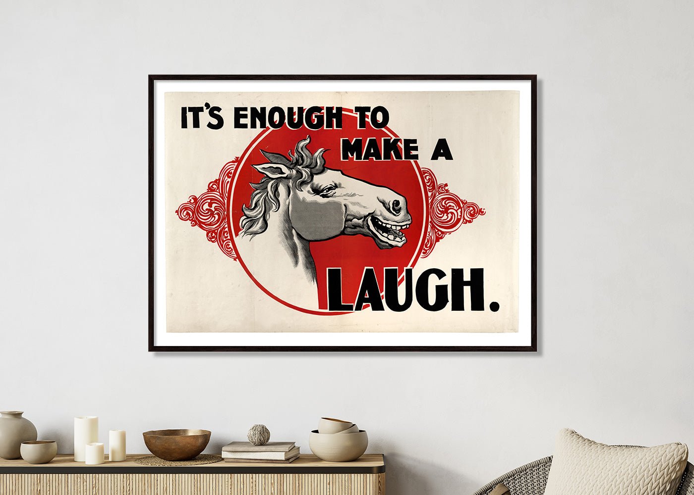 It's Enough to make a Horse Laugh